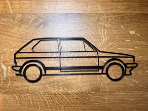 VW Golf 1 faldekoráció