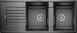 Blanco Zia 8 S, szilgránit mosogató 1160x500x190 mm, 2 kamrás, antracit, BLA-515605