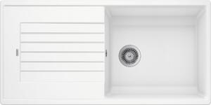 Blanco Zia XL 6 S, szilgránit mosogató 1000x500x190 mm, 1 kamrás, fehér, BLA-517571