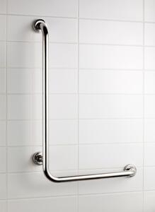 BISK Erga HANDICAP "PRO", L alakú fogantyú, 550x550 mm, 25mm, króm, ERG-04785