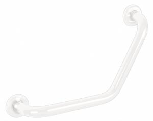 BISK Erga Niagara, ívelt rozsdamentes fogantyú 440 mm, fehér, ERG-04791