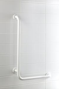 BISK Erga HANDICAP "PRO", L alakú fogantyú, 550x550 mm, 25mm, fehér, ERG-04784
