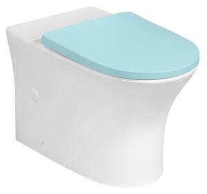 Bruckner Bruckner, LEON RIMLESS tál kombi WC-hez, alsó/hátsó hulladék, fehér, 201.421.4