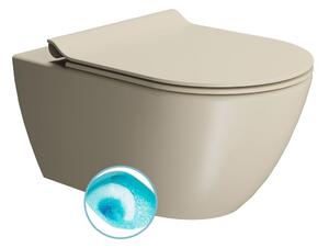 GSI GSI, PURA falra szerelhető WC csésze, Swirlflush, 36x55cm, creta dual-mat, 881508