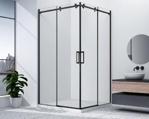 Gelco Gelco, DRAGON BLACK négyzet alakú zuhanyparaván 800x800mm, sarokbemenet, GD4280B-01