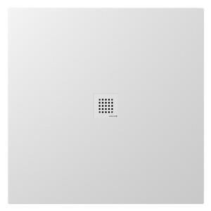 Polysan Polysan, TRENECA öntött márvány zuhanytálca állítható méretű 100x100cm, fehér matt, 84301.11