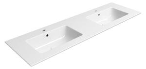 GSI GSI, PURA kerámia dupla mosogató Slim 142x46cm, fehér ExtraGlaze, 8889111