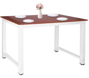 110x60 cm-es étkezőasztal, cseresznye színű konyhaasztal