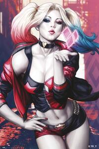 Plakát Harley Quinn - Kiss, (61 x 91.5 cm)