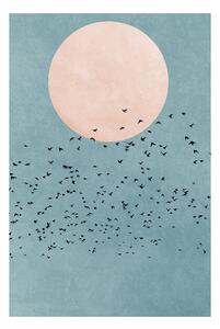 Plakát Kubistika - Fly away, (40 x 60 cm)