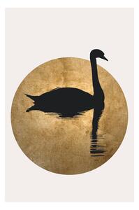 Művészeti nyomat Kubistika - The swan, (40 x 60 cm)