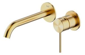 Mosdó csaptelep SAT Aurum vakolat alatti résszel együtt csiszolt arany SATBAUR101BG
