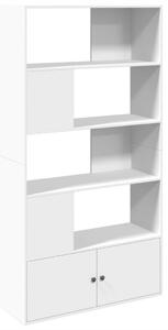 VidaXL Fehér Fa Könyvespolc - 100x36x189 cm