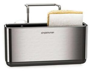 Simplehuman Konyhai kiegészítők - Szivacs tartó, csiszolt rozsdamentes acél KT1134