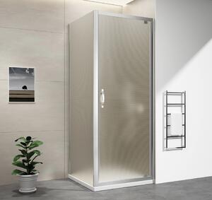 Gelco Gelco, SIGMA SIMPLY négyszögletes zuhanyparaván forgóajtó 900x750mm L / R változat, Tégla üveg, GS3899GS4375