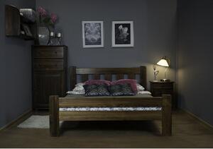 GRETA ágy 140x200cm tömör fenyőből Fenyő