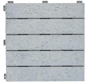 Multy home Gumi csempe TERMÉSZETES KŐ 30 x 30 cm, platinaszürke
