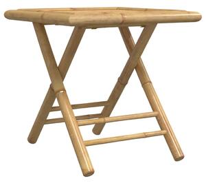 VidaXL összecsukható bambusz kerti asztal 45x45x45 cm