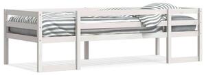 VidaXL fehér tömör fenyőfa ágykeret 75 x 190 cm