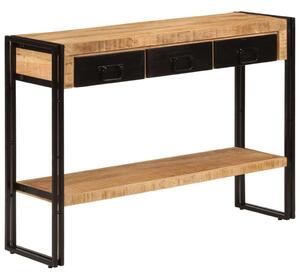 VidaXL tömör mangófa tálalóasztal 110 x 30 x 76 cm