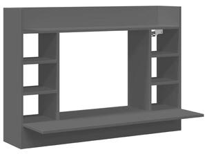 VidaXL Falra Szerelhető Íróasztal - Fekete - 105x48x75 cm