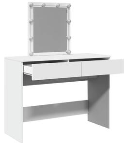 VidaXL Sminkasztal - Fehér - LED - 100x40x130cm