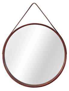 Tutumi Tutumi, kerek tükör 59 cm barna csíkon NBKL-18013, sötétbarna, HOM-09696