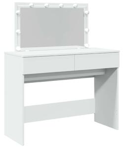 VidaXL fehér fésülködőasztal LED-del 100 x 40 x 130 cm