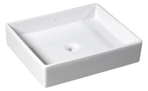 Isvea Isvea, PURITY kerámia mosdókagyló 50x42cm, munkalap, fehér, 10PL66050
