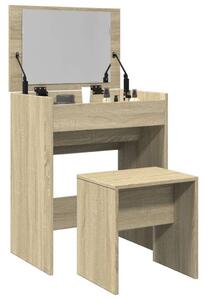 VidaXL Fésülködőasztal Szett - Sonoma Tölgy - 60x40x113,5 cm