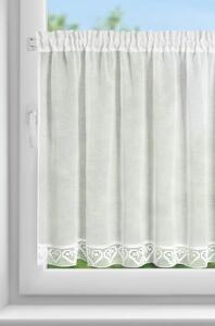 Gabi konyhai vitrázs függöny Krémszín 90x150 cm