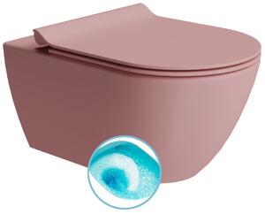 GSI GSI, PURA falra szerelhető wc csésze, Swirlflush, 36x55cm, pirosító dupla matt, 881524