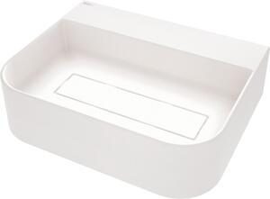 Deante Arnika, gránit munkalap mosdó 505x405x135 mm, fehér matt, DEA-CQA_AU5S