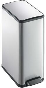 EKO Ecoslim Pedálos Szemetes - Rozsdamentes Acél - 45 Liter