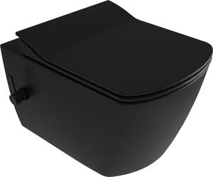 Deante Blur, WC-csésze bidé funkcióval 525x372x349 mm, matt fekete, DEA-CDZ_NWPW