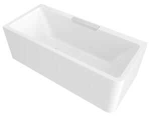 Polysan Polysan, CASCATA L MONOLITH téglalap alakú kád 180x80x60cm, kaszkád rozsdamentes acél, 73836ML.100