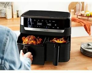 Tefal Dual Easy Fry Forrólevegős Fritőz - 8,3 Literes