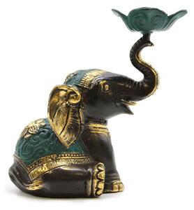 Elefánt mécsestartó - 11 cm