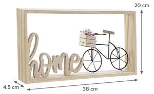 HOME - Kerékpár dekoráció - 38x20 cm