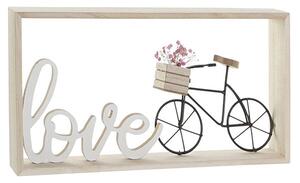 LOVE - Kerékpár dekoráció - 38x20 cm