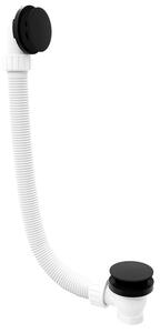Polysan Polysan, Kád szett, klikk-klakk, 1200 mm hosszú, 72 mm-es dugó, matt fekete, 71858.21