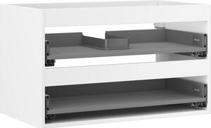 Mexen Box-A, fali szekrény 80 cm, 2 fiók, matt fehér, 91AX0-0800-470-2-01