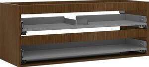 Mexen Box-A, fali szekrény 120 cm, 2 fiók, diófa, 91AX0-1200-470-2-86
