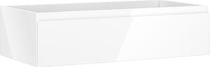 Mexen Orio, fürdőszobaszekrény 90 cm, 1 fiók, fényes fehér, 91A10-09023-1-BF00