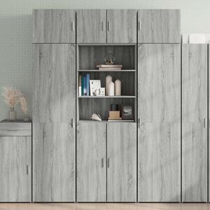 VidaXL szürke sonoma színű szerelt fa tárolószekrény 70x42,5x225 cm