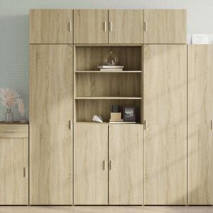 VidaXL sonoma tölgy színű szerelt fa tárolószekrény 80 x 42,5 x 225 cm