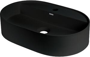 Deante Silia, gránit mosogató pultra 550x350x125mm, matt fekete, DEA-CQS_NU6B