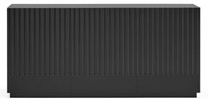 Doric fekete tálalószekrény, szélesség 150 cm - Teulat