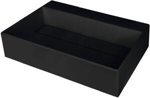 Deante Correo, gránit munkalap mosdó 600x400x130 mm, fekete, DEA-CQR_NU6M
