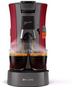 Philips Senseo Select CSA230/91 Párnás Filteres Kávéfőző, Vörös-szürke